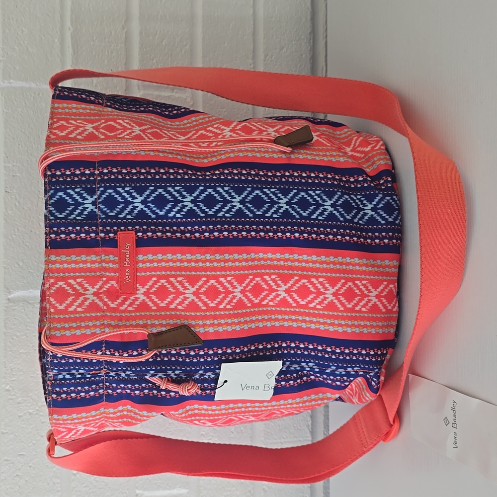 Bright Serape Stripe Travel Ready Crossbody
